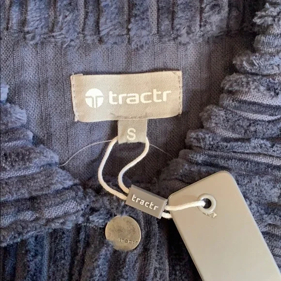 nwt // tractr girls corduroy patch pocket crop jacket